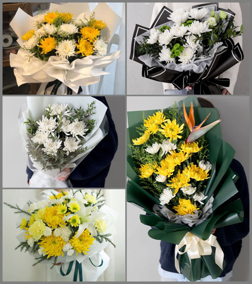 贵州黔西南州兴义市白碗窑镇普哈村白事花束代送